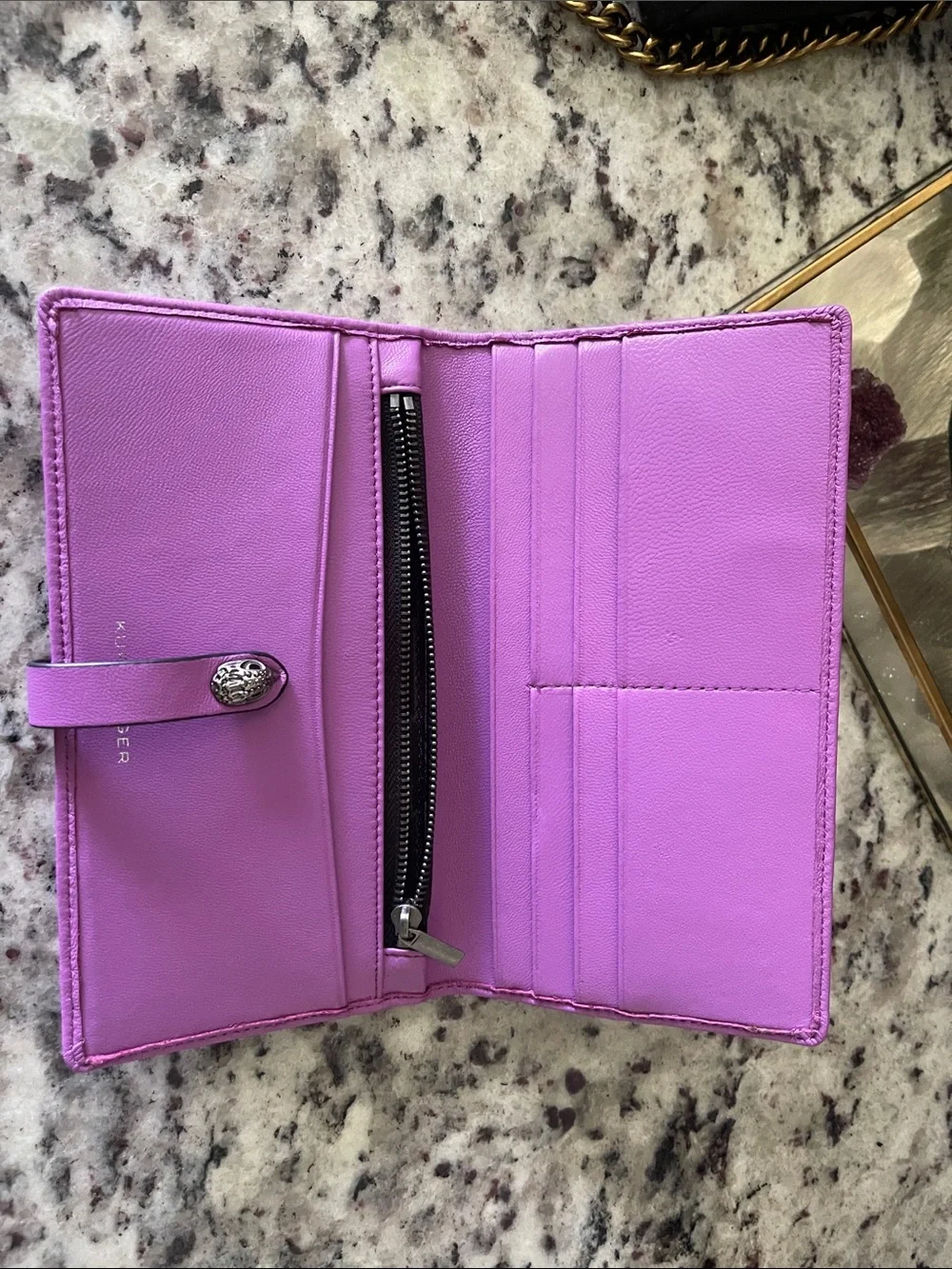 Purple Quilted Women's Wallet - Unbranded